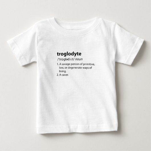 Troglodyte - Funny Definition Caving Speleology (Voorkant)