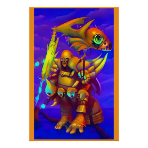 Troglymight - Ken Gage Kunst Perfect Poster