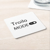 Troilo mode grappig Tanguero Tango Dancer Milonga Kartonnen Onderzetters (Schuin)