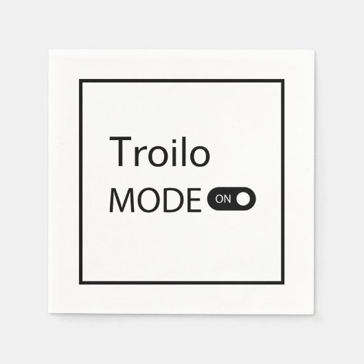 Troilo mode grappige Tanguero Tango Danser Milonga Servet (Voorkant)