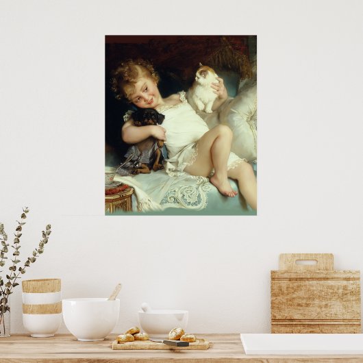 Trois Amis Poster (Keuken)