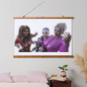 Trois Drôles de Dames Hangend Wandkleed (Slaapkamer)