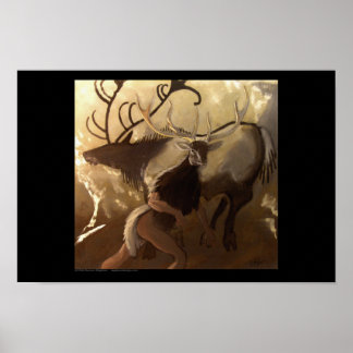 Trois Frères Shaman Poster