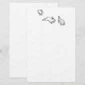TROIS LAPINS BRIEFPAPIER (Voorkant / Achterkant)