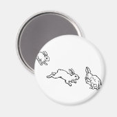 TROIS LAPINS MAGNEET (Voorkant / Achterkant)