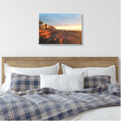 Trois-Pistoles Zonsondergang Canvas Afdruk (Insitu (Slaapkamer))