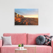 Trois-Pistoles Zonsondergang Canvas Afdruk (Insitu (Woonkamer))