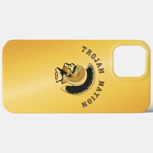 Trojaans Hoesje-Mate iPhone Case (Achterkant (horizontaal))