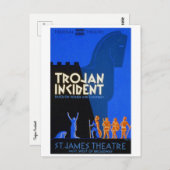 Trojaans incident briefkaart (Voorkant / Achterkant)