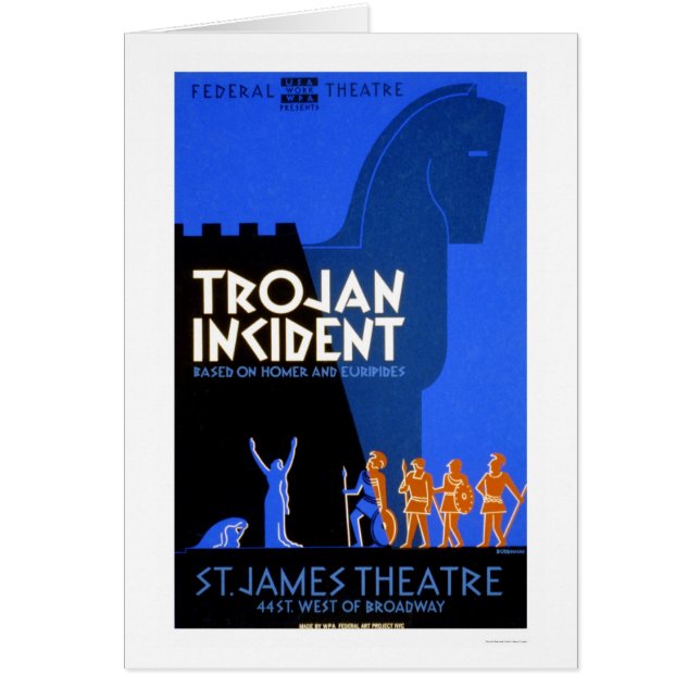 Trojaans incident Homer 1937 WPA (Voorkant)