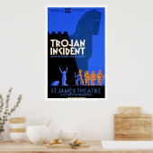 Trojaans incident Homer 1937 WPA Poster (Keuken)