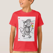 Trojaans soldeerwapen voor God-huiswerk T-shirt (Voorkant)