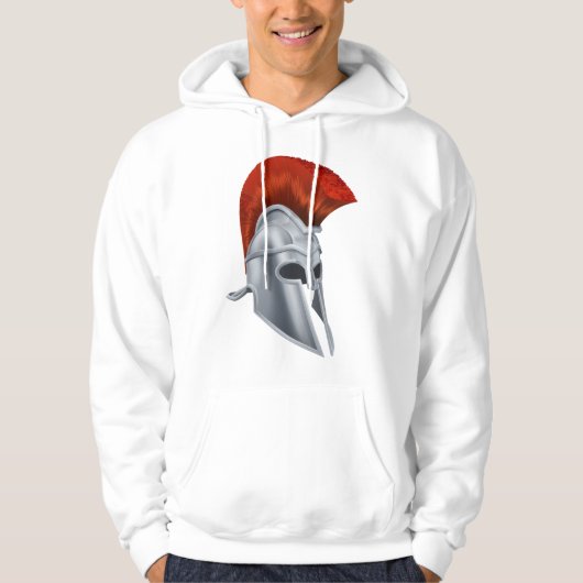 Trojaanse helm Mannen hoodie (Voorkant)