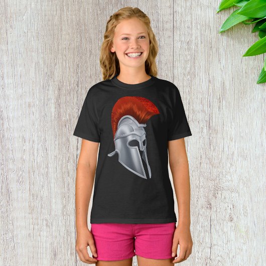 Trojaanse helm meisjes T-shirt