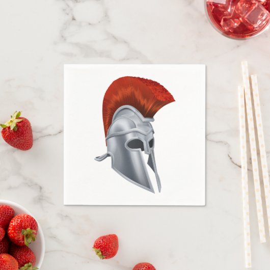Trojaanse helm papieren servetten (Insitu)