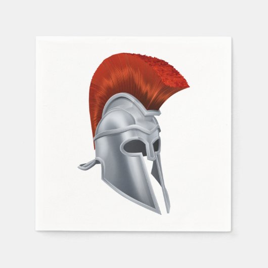 Trojaanse helm papieren servetten (Voorkant)