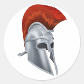 Trojaanse helm Stickers (Voorkant)