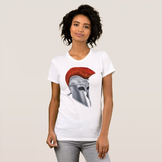 Trojaanse helm vrouwen T-shirt (Voorkant volledig)