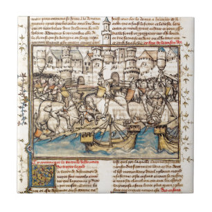 Trojaanse Oorlogsstrijd Tegeltje