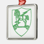 Trojaanse producten metalen ornament (Links)