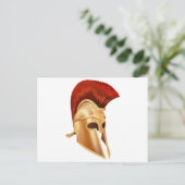 Trojan Helmet Briefkaart (Staand voorkant)