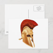 Trojan Helmet Briefkaart (Voorkant / Achterkant)