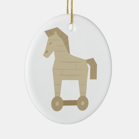 Trojan Horse Keramisch Ornament (Rechts)
