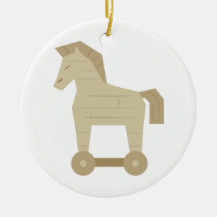 Trojan Horse Keramisch Ornament