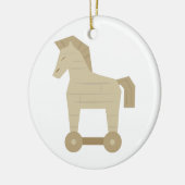 Trojan Horse Keramisch Ornament (Links)