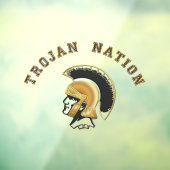 Trojan Nation Window Cling Raamsticker (Vel 3)