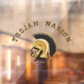 Trojan Nation Window Cling Raamsticker (Vel 2)