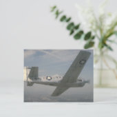 Trojan Noord-Amerikaan t-28 Briefkaart (Staand voorkant)