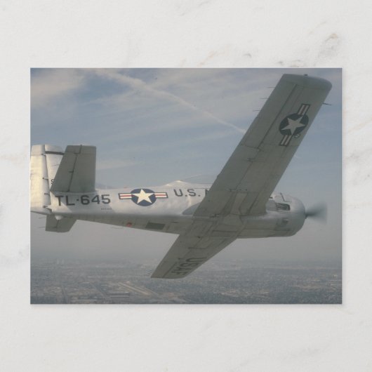 Trojan Noord-Amerikaan t-28 Briefkaart (Voorkant)