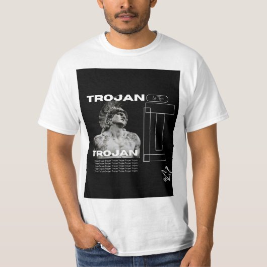 Trojan Sterke Premium Shirt (Voorkant)
