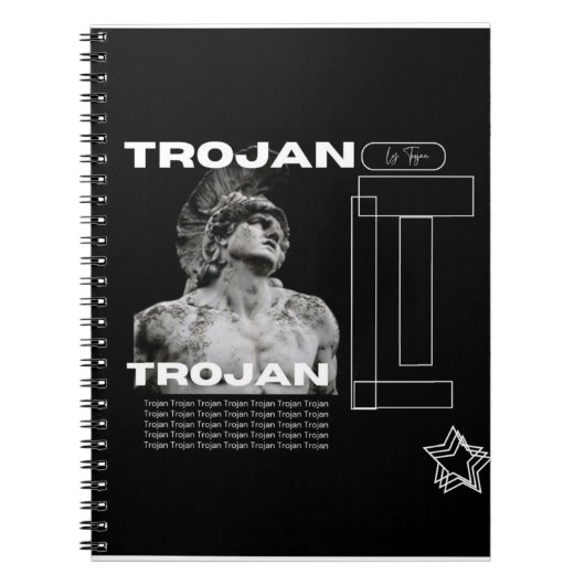 Trojan Strong Spiraled Notitieboek (Voorkant)