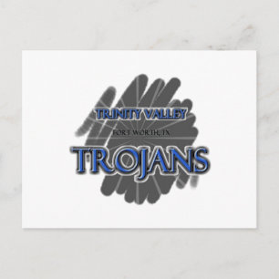 Trojans van de Trinity Valley School - Fort Worth, Briefkaart