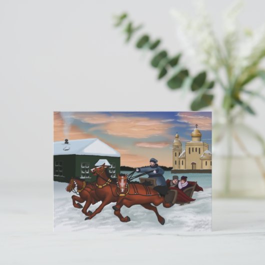 Trojka-Briefkaarten Briefkaart (Staand voorkant)