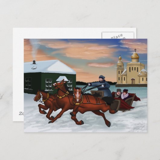 Trojka-Briefkaarten Briefkaart (Voorkant / Achterkant)