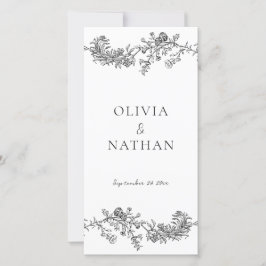 Trojka Elegantie Zwart & Wit Trouwprogramma