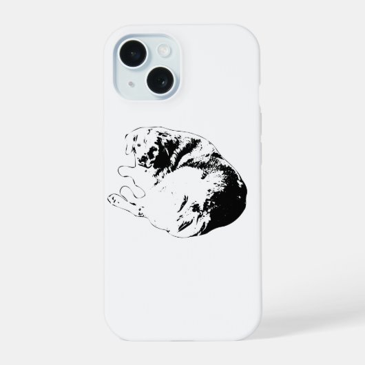 Trol Ease, Zachte Bescherming iPhone 15 Case (Achterkant)