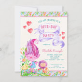 Trol verjaardagsfeest uitnodigingen (Voorkant)