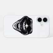 trolface iPhone 16 hoesje (Achterkant horizontaal)
