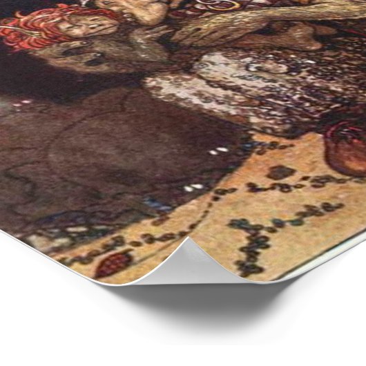 Troll And Child By John Bauer Poster (Hoek)