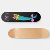 *~* Troll AP89 Neon Zwart Initialen Plezier Persoonlijk Skateboard (Horizontaal)