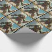 Troll Bakk Cricket Verjaardag Wrap Papier (Hoek)