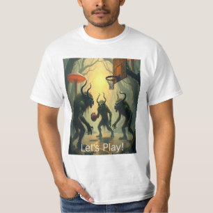 Troll basketbal in sessie T-shirt