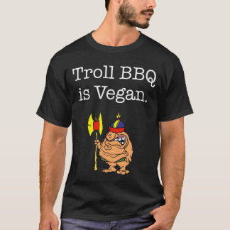 Troll BBQ Black T Shirt