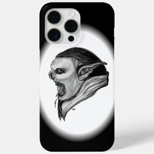 Troll Black and White Design Case-Mate iPhone Case (Achterkant)