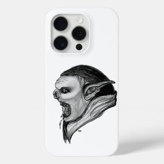 Troll Black and White Design Case-Mate iPhone Case (Achterkant)