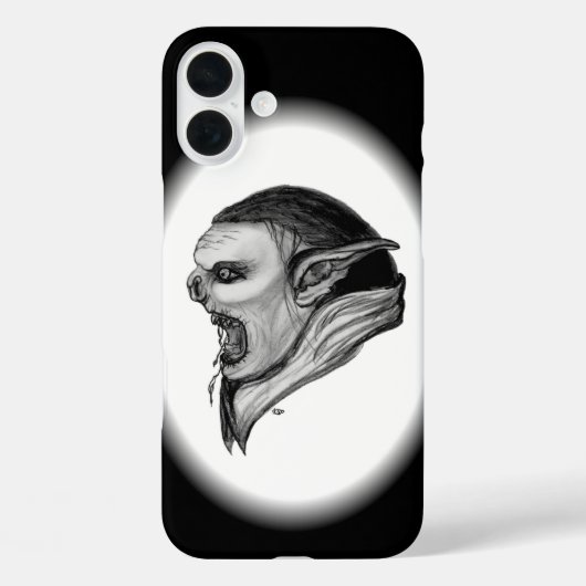 Troll Black and White Design Case-Mate iPhone Case (Achterkant)
